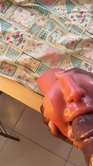 BBC Toy Throat Fuck Experience