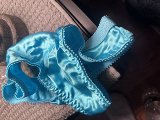 Cumming in Stepdaughters Satin Panties
