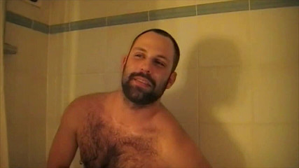 Fucked by a bear in the toilet