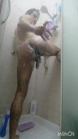 Cum shower ass play cum