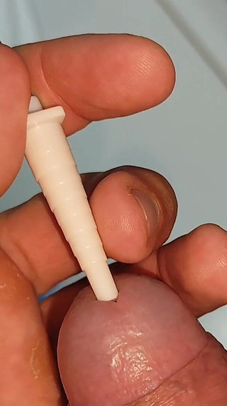 Applying Serum for a Nice Hot and Fierce Cock