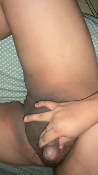 Chubby Man Jerks off in His Stepfather's Bed