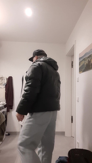 Me Preparing to Go Out