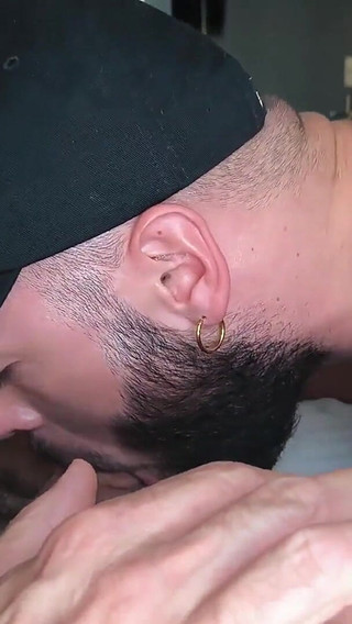 Uncut Hung Italian Stepdaddy Fucks and Cum on Face of the French Boy