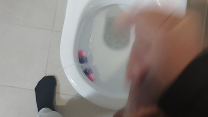 Toilet Solo Masturbation