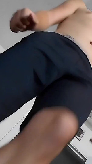 Tormented by Giant Twink for Interrupting His Workout