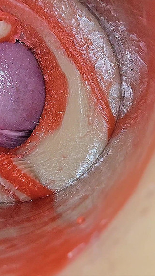 Female Insemination - Internal Camera Captures Deep Male Huge Ejaculation