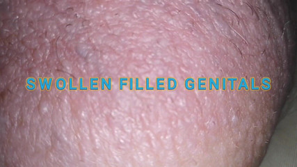 Swollen obscene filled silicone filled meat