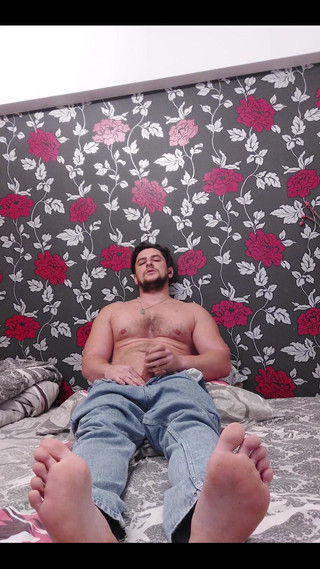 Cumshot with jeans on me