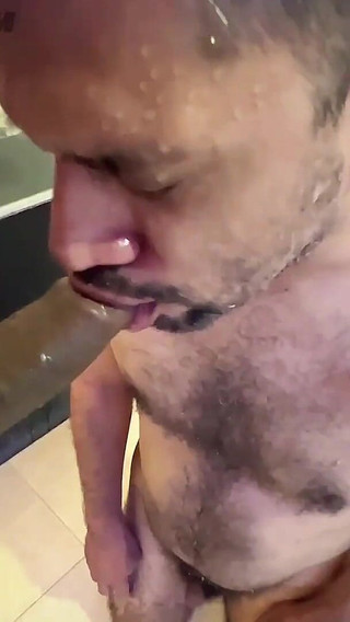 Slave Eating Precum and Drinking Piss