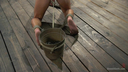 Bronze submissive god ian greene gets beaten and fucked senseless by hung stud