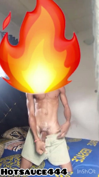 Homie Playing with His Huge Rod