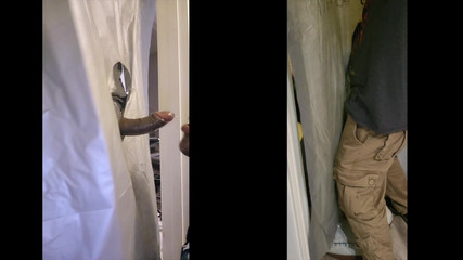 Sissy's First Glory Hole Action!