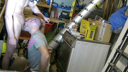 Sexy gay dude sucks straight guy