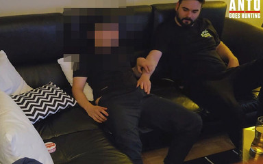 Straight Friend Chris Wants to Come Over After Work for a Relaxing Time