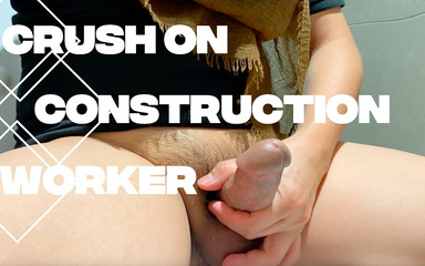 A Sweet Guy Having an Intimate Sexual Bonding with a Construction Worker with a Help of a Waiter