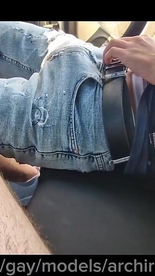 A Young Student and a Stepdaddy Near the Train Fuck in Public with Cum in the Ass.