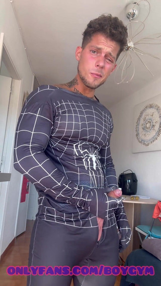 Spiderman with Fat Cock Talking Dirty