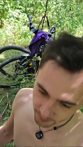 Gay Cruising in the Forest, Hot Blowjob