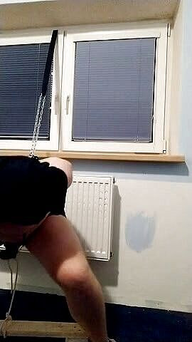 Begging slave punished for trying to get out of chastity