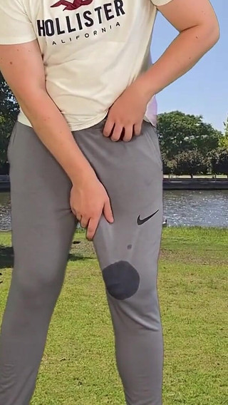 Big Monster Cock in Grey Sweatpants Cumhot