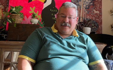 Chubby Bear Coach Yells Player Name During Pissing and Cumming