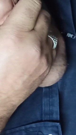 Masculer Bear Turkish Stepdaddy Masturbates Under the Table in the Office