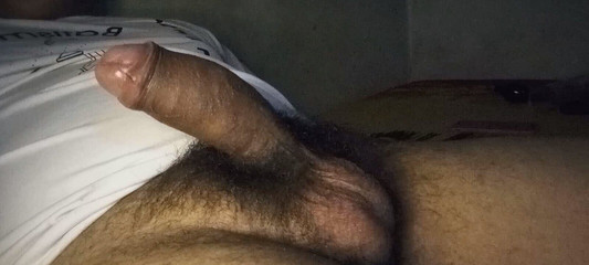 Chubby Guy with a Hairy Dick Squirting Cum