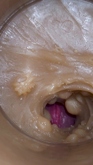 Camera Inside Deep Pussy Captures Cumshot