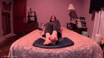 I Give My Dildo a Footjob