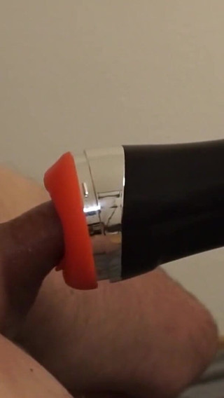 Edging Machine Milks Cock Slowly to Cum