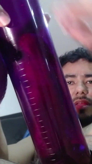 Penis Pump Pumping Foreskin Without Cutting