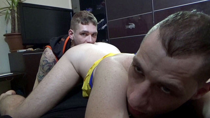 Fabien fucked bareback by Aaron Master