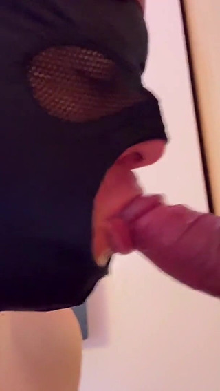 Cock Ring Gloryhole - Hard as Rock and Dripping Until Explosive Finish