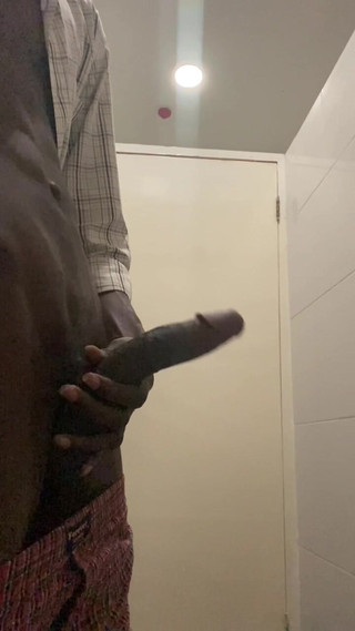 Big Black Dick Caught Jerking off in the Office
