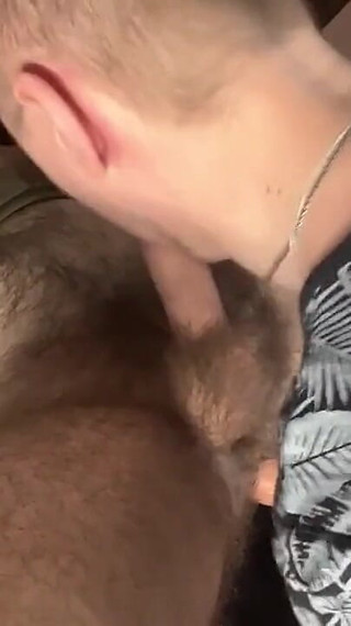 Horny Stepdaddy Loves Big Dildo in Ass and Cum in Mouth