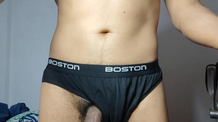 Man Masturbates and Finally Cums