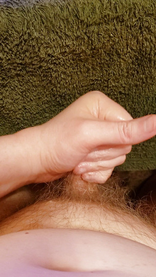 Solo masturbation - small Penis