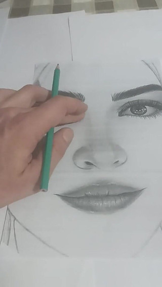 A Beatiful Girl Draw for You I Hope You Will Like It