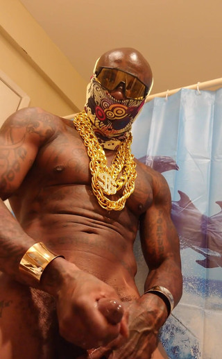 Cumshot Stroking My Huge Monster Cock the One God