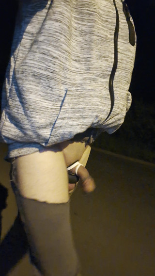 Gay Man Naked with Penis Plug