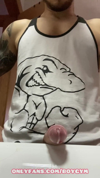 Cumming with No Handsmy Big Cock Cums a Lot