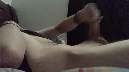 Stroking My Fat Jock Cock