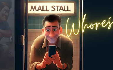 Under Stall Encounters of the Gay Kind - Manlyfoot