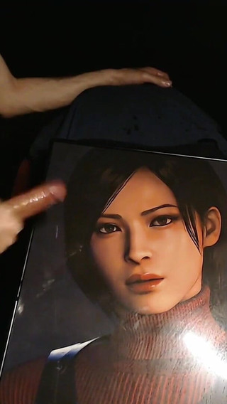 Cum Tribute for Ada Wong (game Character From Resident Evil 4 Remake) Huge Load