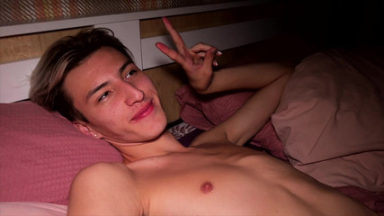 Stepdaddy Has Fun with His Stepson and Makes Him Cum