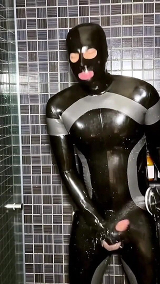 Naughty Latex Shower - Alex Latex
