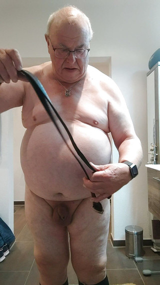 While Undressing I Got Horny and Had to Belt Myself