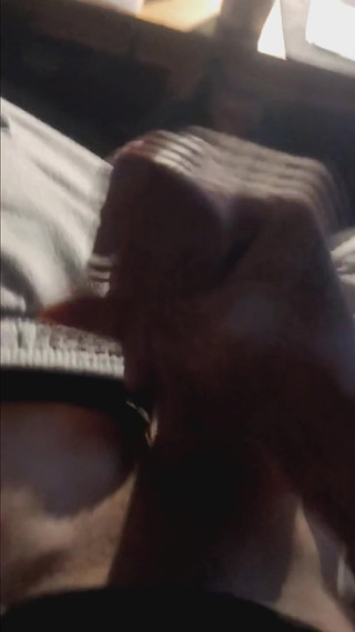 Teasing with His Thick White Cock