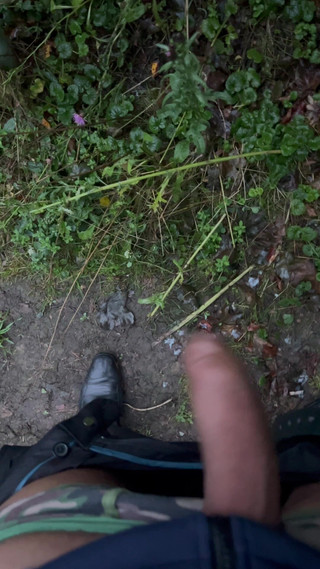 Shy Guy at Cruising Place and Could Not Resist My Dick